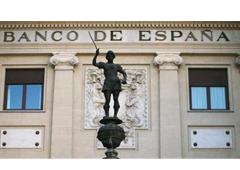Fachada del edificio del Banco de España en Sevilla, el 16 de febrero de 2012