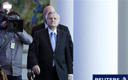 El BCE sube su tipo de interés clave del 1% al 1,25% El presidente del BCE, Jean-Claude Trichet, acude a la comisión económica y monetaria del Parlamento Europeo, en Bruselas el 21 de marzo de 2011.