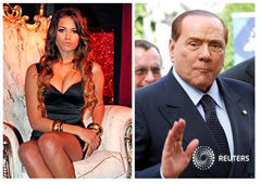 Berlusconi y Ruby