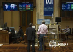 Traders en la Bolsa de Madrid