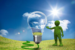 El T.S. declara la nulidad de cuarenta y cinco swaps contratados con varias sociedades dedicadas a la energía renovable Una bombilla y un muñequito hecho con hierba