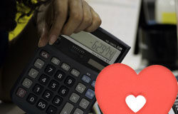 Hurto y calculadora, una historia de amor Calculadora y corazón