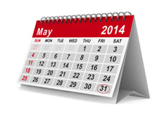 Calendario Mayo 2014