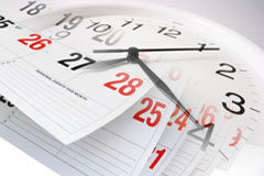 El cómputo del plazo para la presentación de propuestas de convenio Calendario y reloj