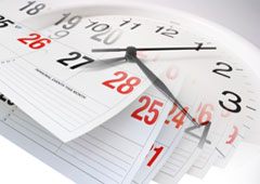 Reloj y calendario