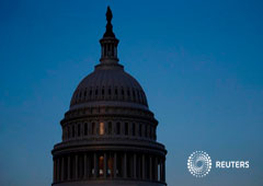 El edificio del Capitolio en Washington, el 8 de febrero de 2018 El edificio del Capitolio en Washington, el 8 de febrero de 2018