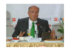 Carlos Carnicer, actual presidente del CGAE.