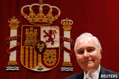 Dívar da a entender que dimitirá este jueves Carlos Divar, presidente del Consejo General del Poder Judicial y presidente del Tribunal Supremo