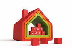 Tributación de los extranjeros asociada a la compra de una vivienda en España Silueta de colores de una casita