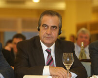 Planes en lo laboral para la Presidencia española de la UE Celestino Corbacho, en una conferencia