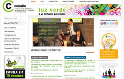 CENATIC y ASOLIF promoverán el uso y compartición de aplicaciones libres en las administraciones locales Pantallazo de la página web de cenatic