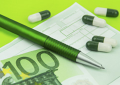 Receta, medicamentos y euros
