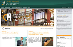 Nueva web para el Centro de Estudios Garrigues Nueva web para el Centro de Estudios Garrigues