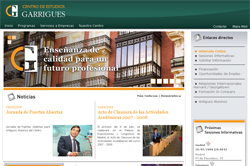 Entrega del Premio Jóvenes Juristas. Página web del centro de estudios Garrigues