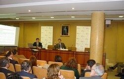 Los responsables de la implantación del proyecto tecnológico de los Colegios de Abogados se reúnen en la sede del CGAE Reunión en la sede del CGAE