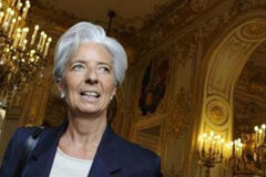 Lagarde será la probable nueva jefa del FMI, según un diario la ministra de Economía francesa, Christine Lagarde, el 28 de mayo de 2011 en París