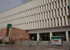 Edificio de la ciudad de la justicia en Málaga