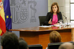 El Gobierno repercute las multas impuestas por la UE sobre las vacaciones fiscales vascas y Magefesa Soraya Sáenz de Santamaría