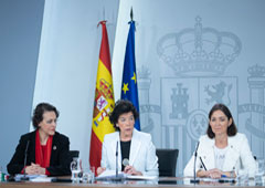 Magdalena Valero, Isabel Celáa y Reyes Maroto