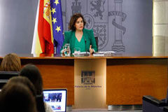 Justicia licitará por 36 millones de euros el servicio de limpieza de diversas sedes Soraya Sáenz de Santamaría