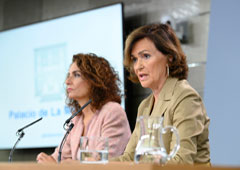 María Jesús Montero y Carmen Calvo