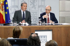 Destinada una partida de 11, 7 millones de euros para mejorar la web de Justicia y la sede electrónica Íñigo Méndez de Vigo y Cristóbal Montoro