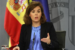 El Consejo de Ministros permite al Ministerio de Justicia adelantar el gasto de inversiones en tecnología que estaban previstas para 2015 Soraya Sáenz de Santamaría