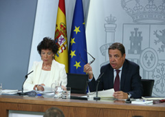 Isabel Celaá y Luis Planas