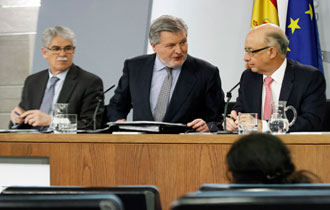 Alfonso Dastis, Íñigo Méndez de Vigo y Cristóbal Móntoro Alfonso Dastis, Íñigo Méndez de Vigo y Cristóbal Móntoro