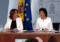 Teresa Ribera e Isabel Celaá
