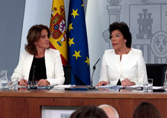 Teresa Ribera e Isabel Celaá Teresa Ribera e Isabel Celaá