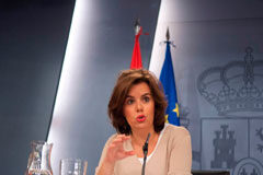 Desbloqueadas las ayudas financiadas con créditos procedentes de bienes decomisados por tráfico de drogas Soraya Sáenz de Santamaría