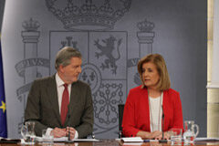 Préstamo de 10.192 millones a la Seguridad Social para las pensiones Íñigo Méndez de Vigo y Fátima Báñez