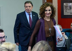 María Jesús Montero y Luis Planas