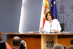Aprobado un crédito de seis millones para modernizar la Justicia en las CCAA con la competencia transferida Soraya Sáenz de Santamaría