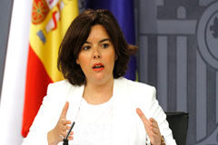 Solicitada a Francia la extradición de dos miembros de ETA que ya se encuentran presos en España Soraya Sáenz de Santamaría