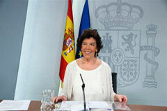 Paz Esteban López sustituye Félix Sanz Roldán al frente del CNI Isabel Celaá