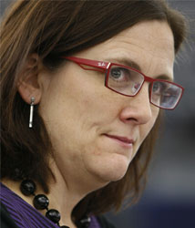 La Comisaria de Asuntos de Interior, Cecilia Malmström