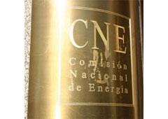 Placa Comisión Nacional de Energía.