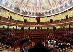Una imagen del Congreso vacío el pasado 2 de febrero Una imagen del Congreso vacío el pasado 2 de febrero