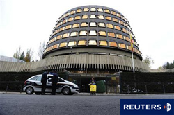 la sede del Tribunal Constitucional en Madrid, el 1 de diciembre de 2009.
