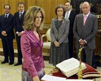 Pacto de Estado y estado de la Ciencia Pacto de Estado y estado de la Ciencia. Cristina Garmendia, tomando posesión del cargo de Ministra de Ciencia e Innovación