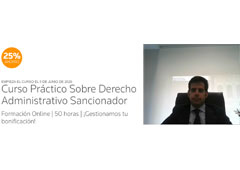 Antonio Benítez Ostos, fichado por Thomson Reuters para dirigir el curso práctico sobre Derecho Administrativo Sancionador