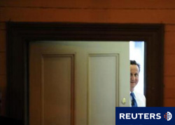 El conservador David Cameron en Bristol el 5 de mayo de 2010.