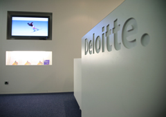 Interior de las oficinas Deloitte