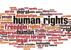 Palabras derechos humanos