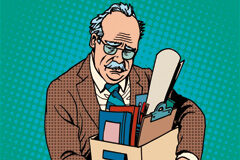 El fallo en el cálculo de una indemnización por despido ¿constituye un error excusable cuando no se tiene en cuenta la antigüedad real? Dibujo de una persona mayor despedida