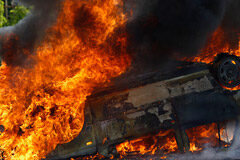 ¿Quién cubre los daños producidos en altercados públicos? Imagen de los disturbios en Barcelona