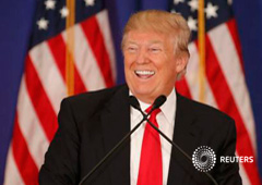 El candidato republicano Donald Trump en una rueda de prensa en Jupiter, Florida, el 8 de marzo de 2016