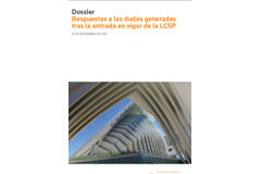 Respuestas a las dudas generadas tras la entrada en vigor de la LCSP Dossier LCSP